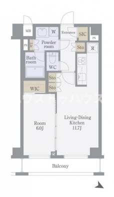 ブレシア東十条レジデンスの間取り図
