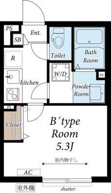グレイス高野Ⅱの間取り図