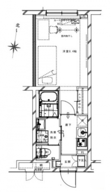 リアルワン要町の間取り図
