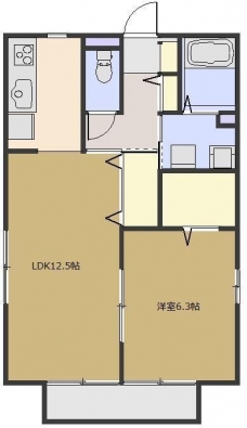 ビエントデルソルⅠの間取り図