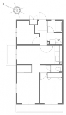 ユーコート南与野の間取り図