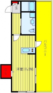 中十条スクエアの間取り図
