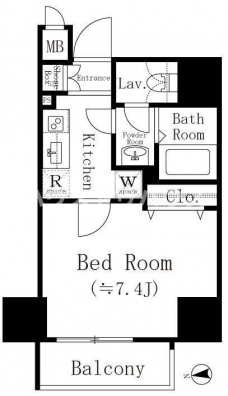 エスジーコート大塚駅前の間取り図