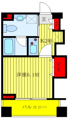 アプレシティ椎名町の間取り図