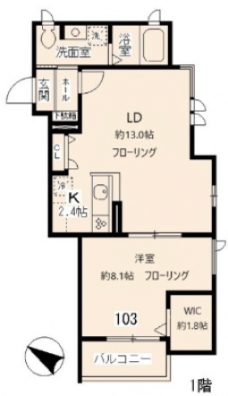 ＴＨＥ　ＲＥＳＩＤＥＮＣＥの間取り図
