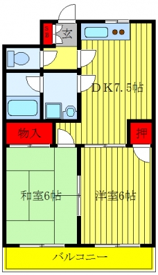 メゾンアキバの間取り図