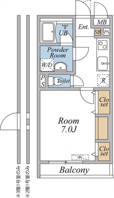 ウインドヒル川口の間取り図