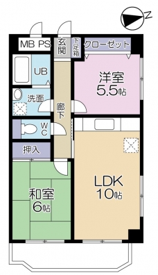 第2宝田ビルの間取り図