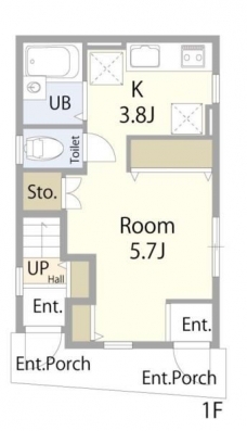 大原町４５－２の間取り図