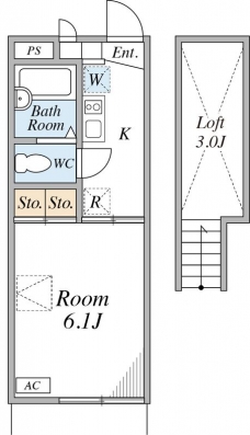 Palace上峰の間取り図