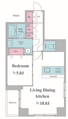 カージェ文京千石の間取り図