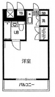 スカイコート赤羽の間取り図
