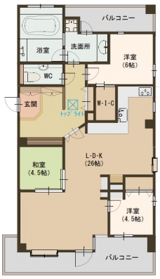 ローズマリーテラスの間取り図