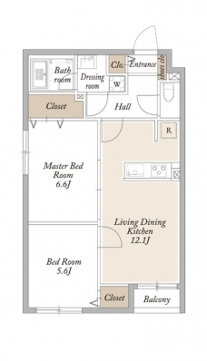KDXレジデンス池袋要町の間取り図