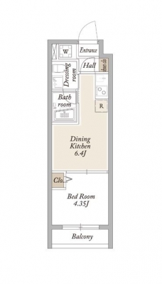 KDXレジデンス池袋要町の間取り図