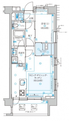 クリオ町屋ウエストマークスの間取り図