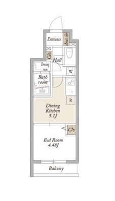 KDXレジデンス池袋要町の間取り図