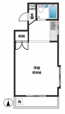 マーレ南大塚の間取り図