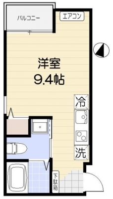 アスピオスヴィラの間取り図