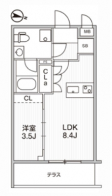 Weave Base -Oji Kamiya 王子神谷の間取り図