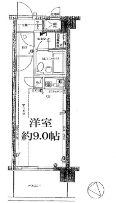 ライオンズシティ蕨の間取り図