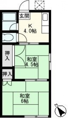 トネリコハイツの間取り図