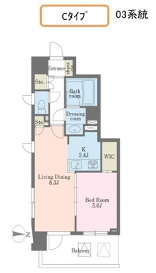 エクセレンシア駒込の間取り図