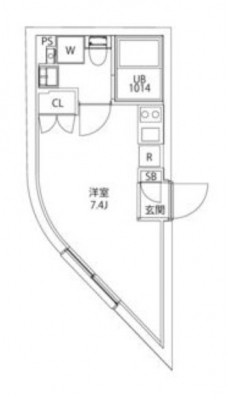 CITY WALK王子DUEの間取り図