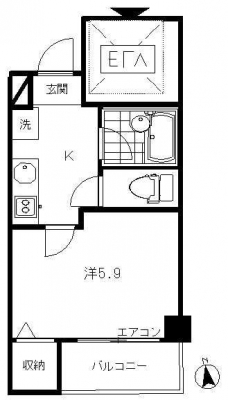 コスモ和光Ⅷの間取り図