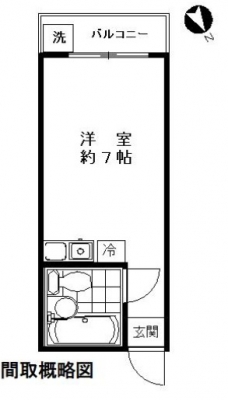 サンハイツの間取り図