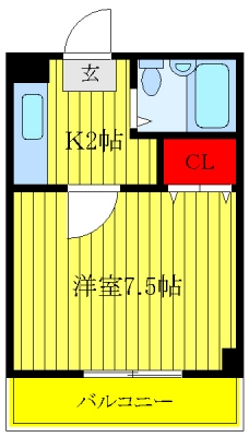 第10オカダビルの間取り図