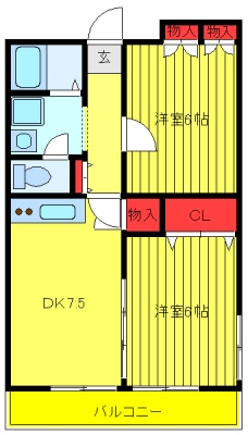エルグランドの間取り図