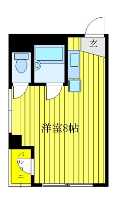 プレステージ島村の間取り図