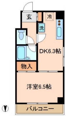 グリーンハイム赤羽の間取り図