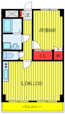 アーバンプレイスの間取り図