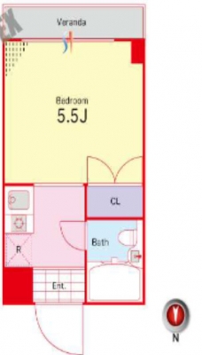 サンパレス西片の間取り図