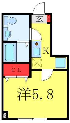 パークノート東日暮里の間取り図