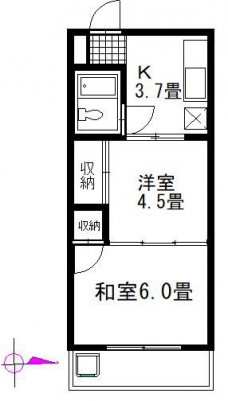 リナス川口の間取り図