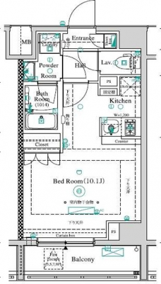 アンベリール王子Ⅱの間取り図