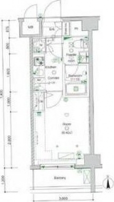 REALIZE西川口Ⅱの間取り図