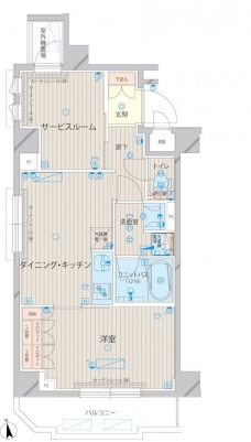 ルーブル上板橋の間取り図