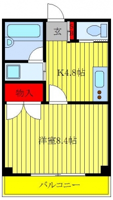 ユテライズ桜木の間取り図