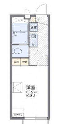 レオパレスプリムラの間取り図