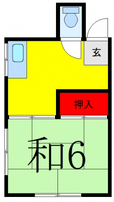 メゾン志賀の間取り図