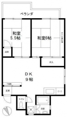 第一マンションの間取り図
