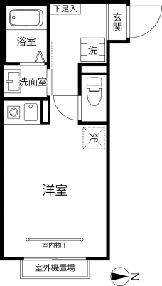 T’s Cuore赤羽志茂の間取り図