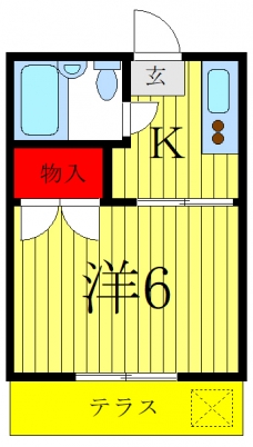 コーポエクシードの間取り図