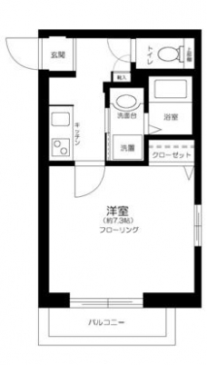 メゾン・ド・ソレイユ千住北の間取り図