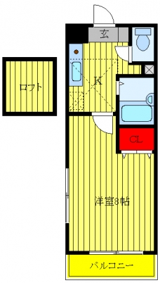 SKコートⅣの間取り図
