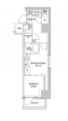ザ・パークハビオ川口の間取り図